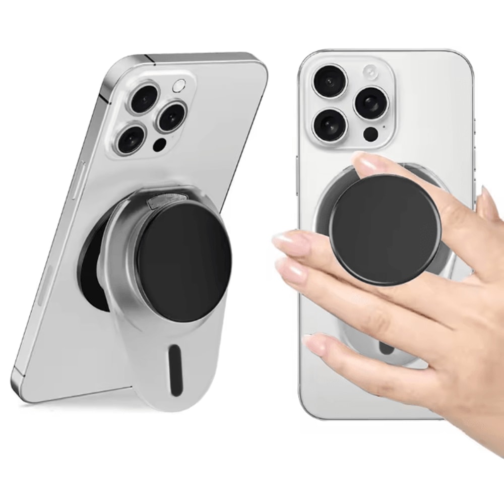 Magnetic Phone Grip Stand For MagSafe Collapsible Kickstand Holder 0