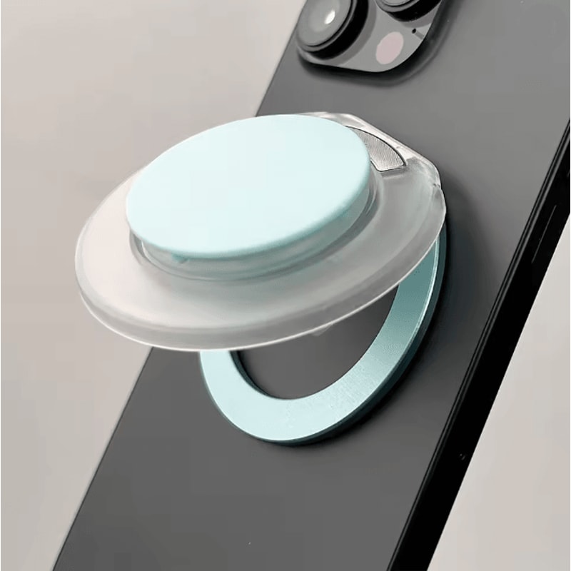 Magnetic Phone Grip Holder Adjustable Stand Collapsible Ring 6