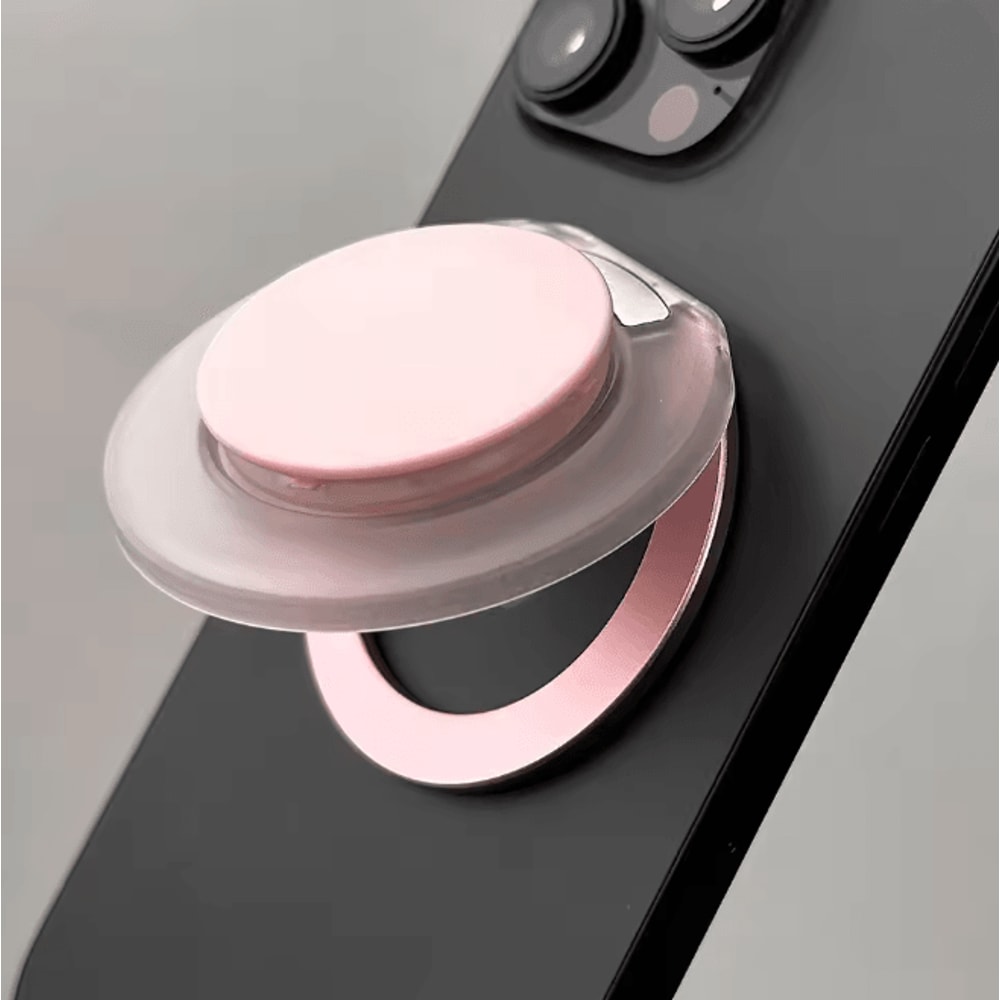 Magnetic Phone Grip Holder Adjustable Stand Collapsible Ring 7