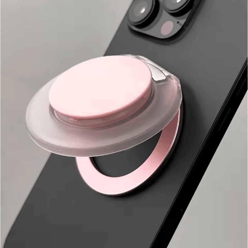 Magnetic Phone Grip Holder Adjustable Stand Collapsible Ring 7