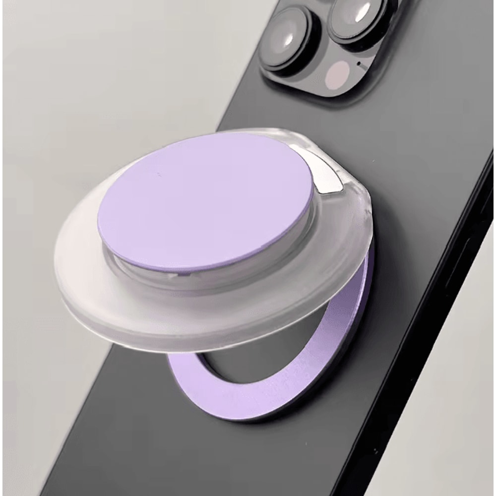 Magnetic Phone Grip Holder Adjustable Stand Collapsible Ring 8