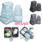 6 Piece Travel Packing Cubes Luggage Organizer Set 0