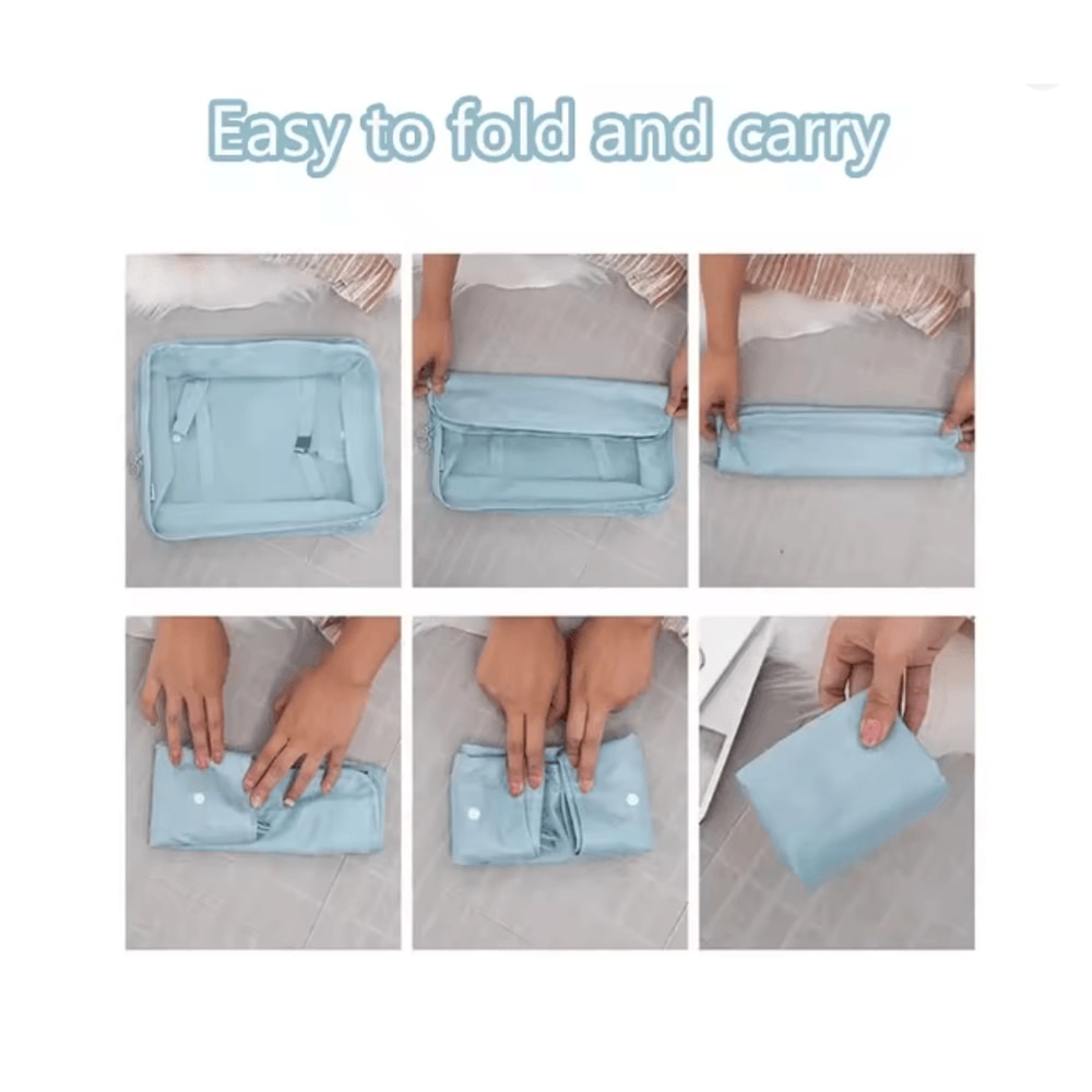 6 Piece Travel Packing Cubes Luggage Organizer Set 3