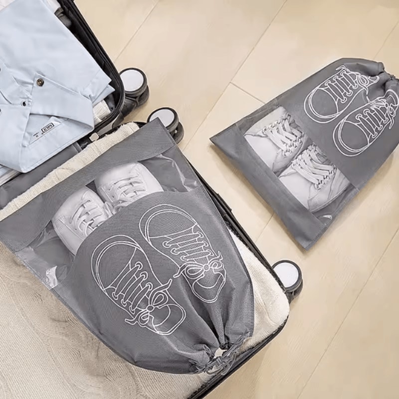 10 Piece Travel Closet Organizer Bags Hanging Storage Set 1