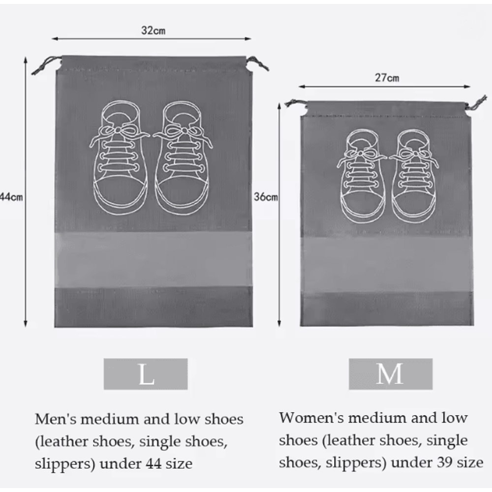 10 Piece Travel Closet Organizer Bags Hanging Storage Set 3