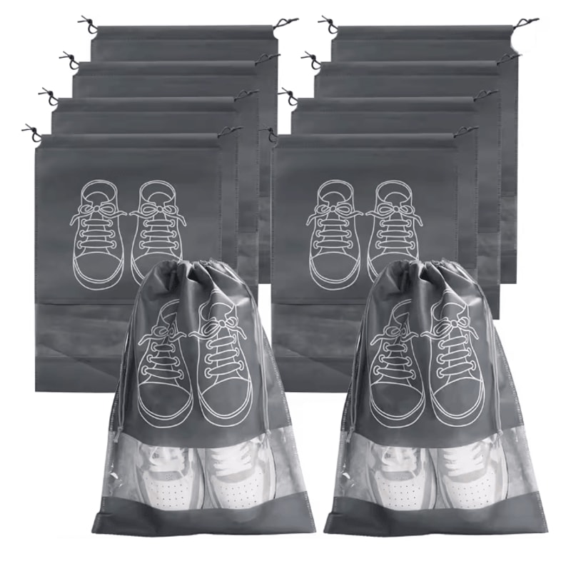 10 Piece Travel Closet Organizer Bags Hanging Storage Set 5