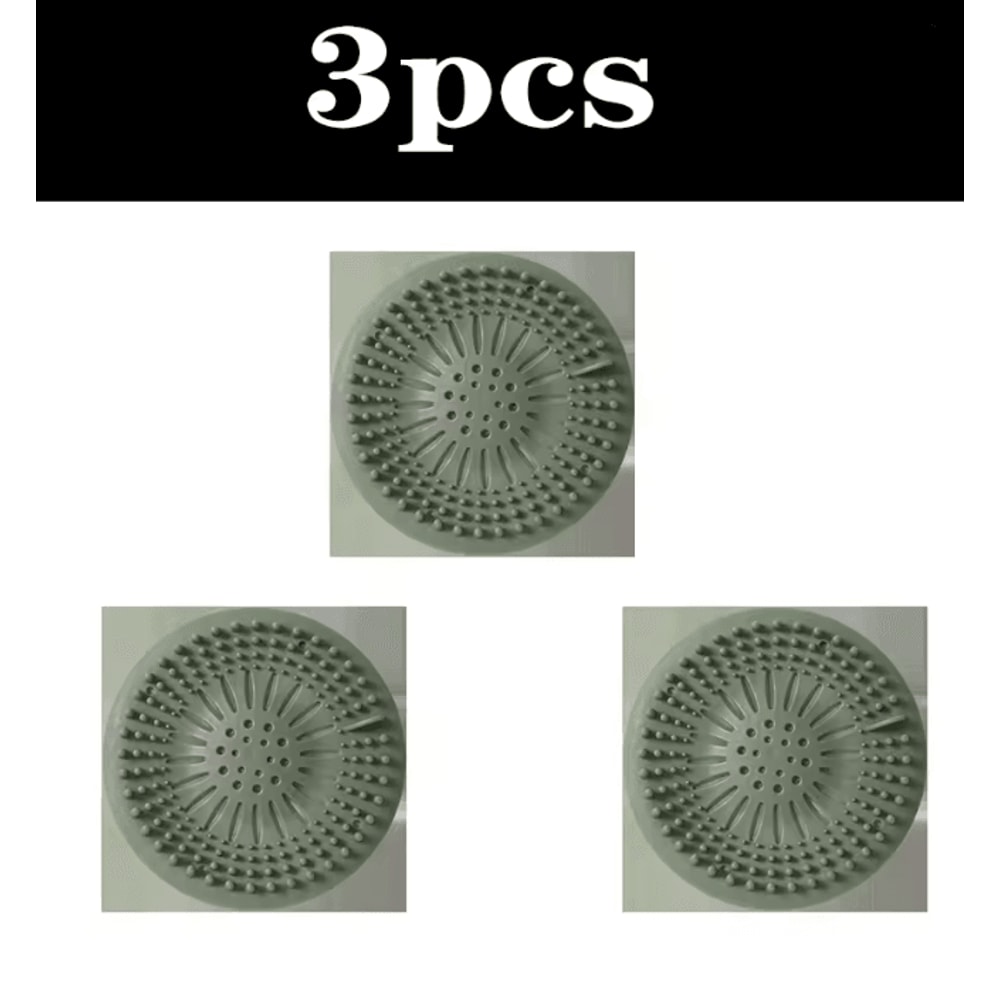 Bathroom Hair Drain Catcher Sink And Shower Filter Stopper 9