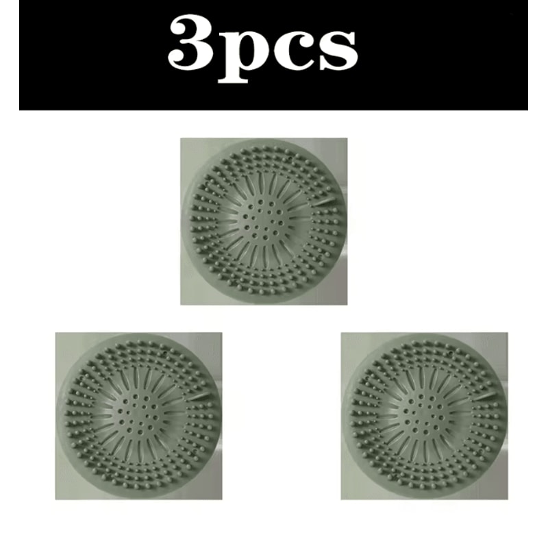 Bathroom Hair Drain Catcher Sink And Shower Filter Stopper 9