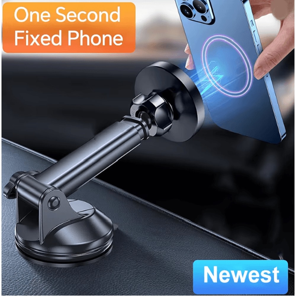 Magnetic Wireless Car Phone Charger Mount 15W Dashboard Holder 2