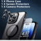 Clear Magnetic IPhone Case With Screen And Lens Protection 1