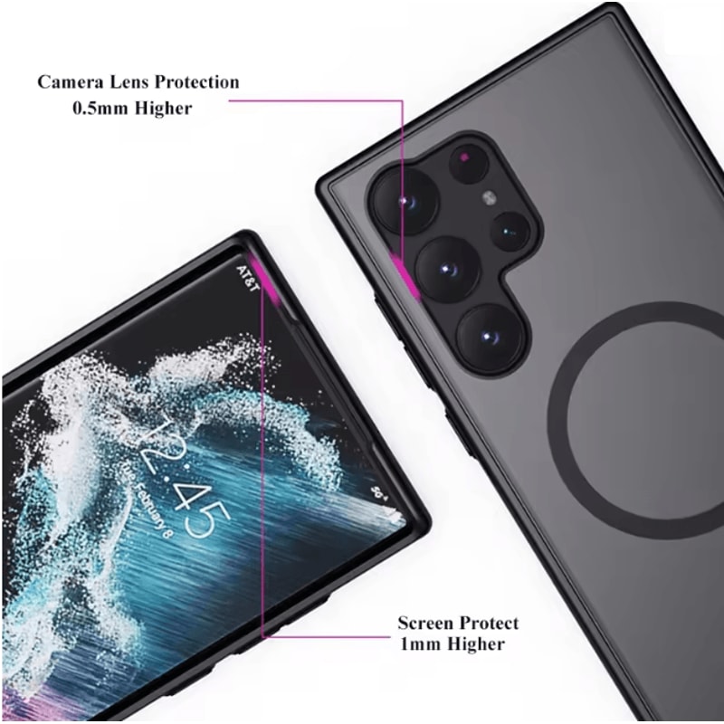 Magnetic Stand Phone Case For Samsung Galaxy With Kickstand 2