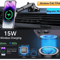 UYUXIO Magnetic Wireless Car Charger Fast Charging Phone Mount For IPhone 0