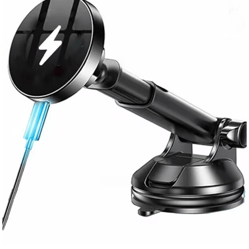UYUXIO Magnetic Wireless Car Charger Fast Charging Phone Mount For IPhone 4