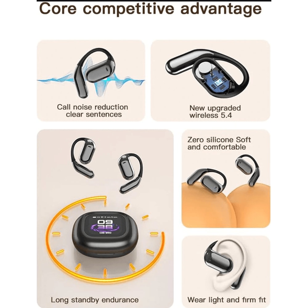 UYUXIO AI Translating Earbuds Real Time Translation With Touch Screen 3