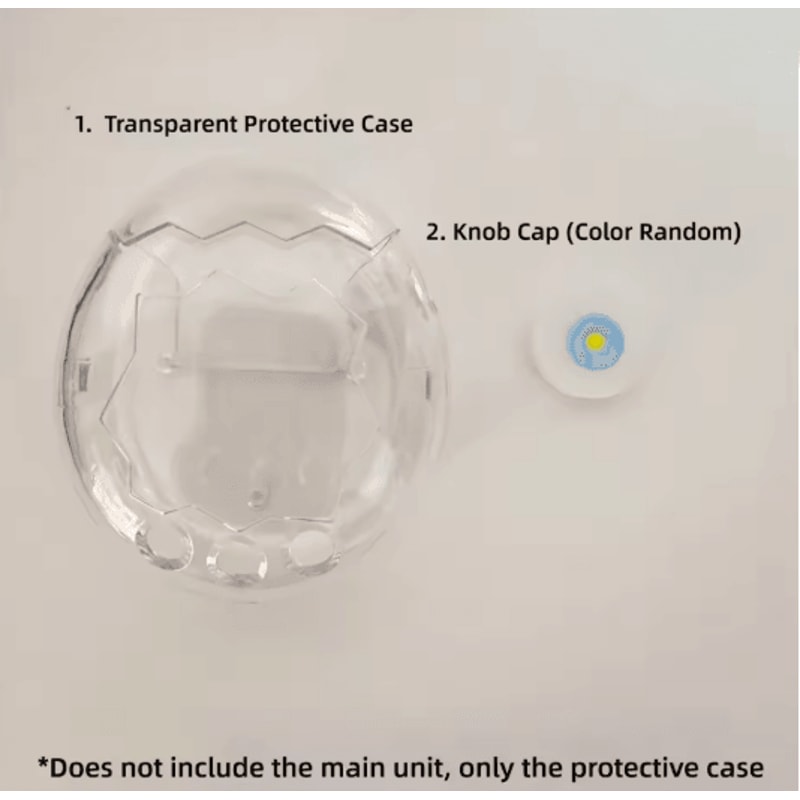 Clear Acrylic Protective Case For Tamagotchi Paradise With Rotating Cap 3
