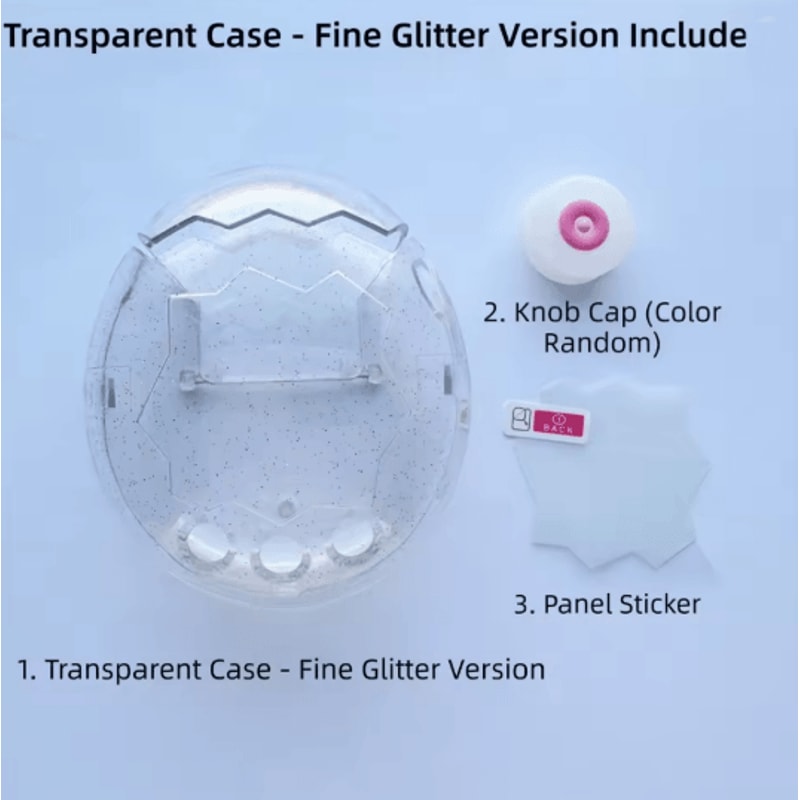 Clear Acrylic Protective Case For Tamagotchi Paradise With Rotating Cap 4