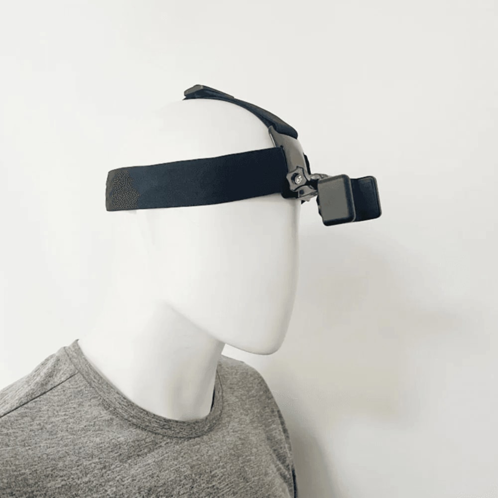 Head Mounted Phone Holder Headband First Person Recording Bracket 2