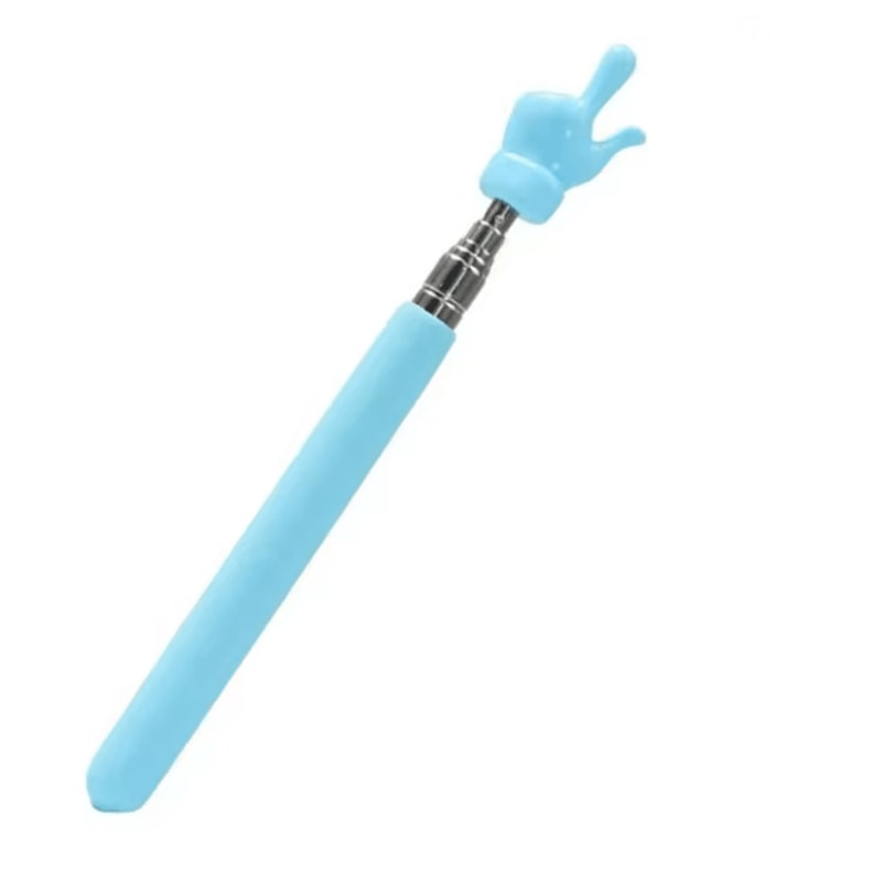 Telescopic Teaching Pointer Stainless Steel Finger Reading Stick 2