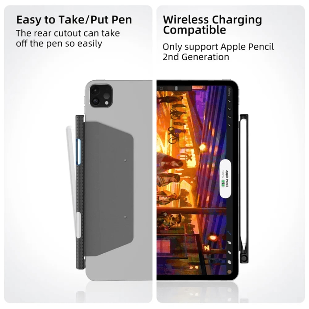 Apple Pencil Holder Case For Magic Keyboard Smart Folio Stylus Pouch 1