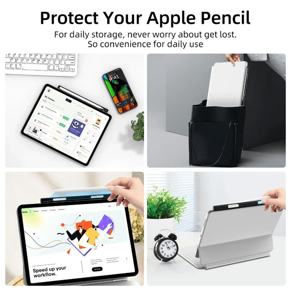 Apple Pencil Holder Case For Magic Keyboard Smart Folio Stylus Pouch 2
