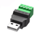 USB Type A Terminal Adapter Connector USB 20 Male Female Plug 4
