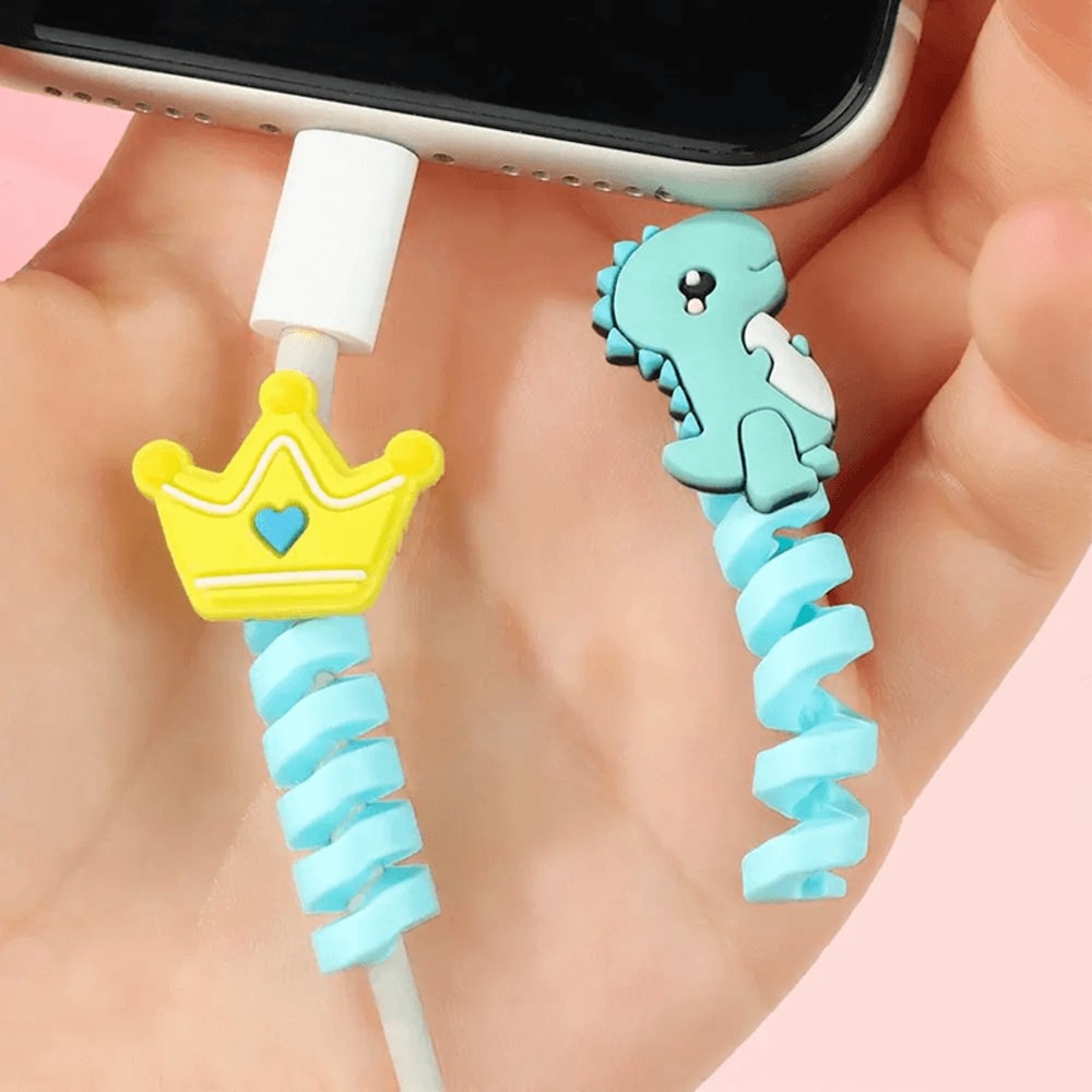 Silicone Cable Protector And Cord Winder Protective Cover 2