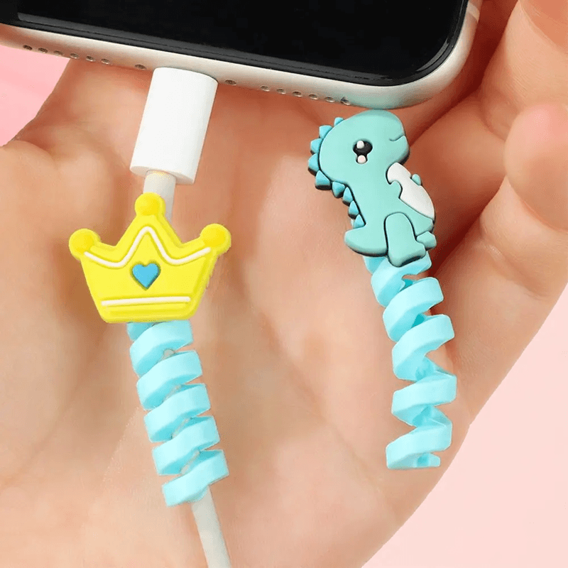 Silicone Cable Protector And Cord Winder Protective Cover 2