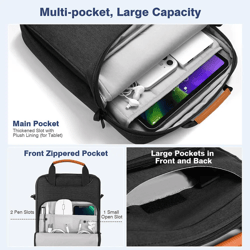 crossbody tablet bag shoulder messenger case for ipad and galaxy tab