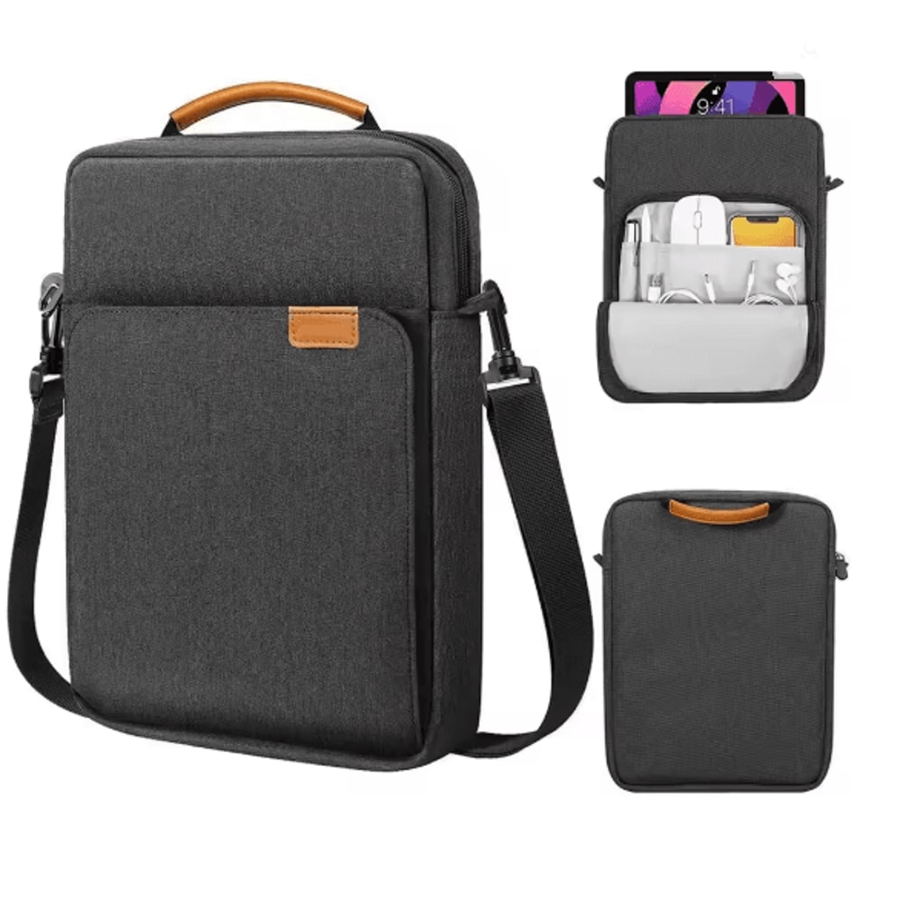 Crossbody Tablet Bag Shoulder Messenger Case For IPad And Galaxy Tab 4