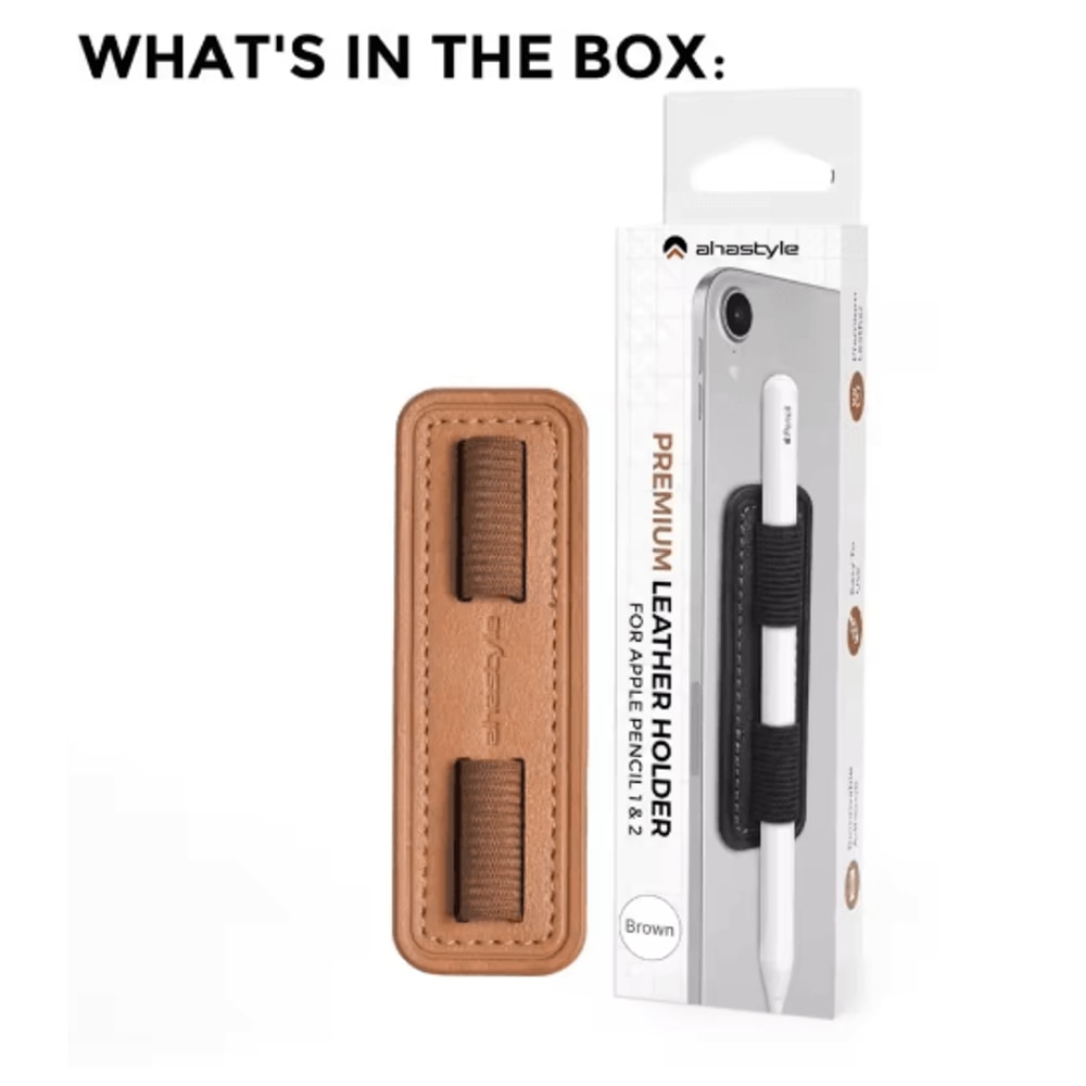 PU Stylus Pen Holder Sticker Elastic Storage Slot For Apple Pencil 4