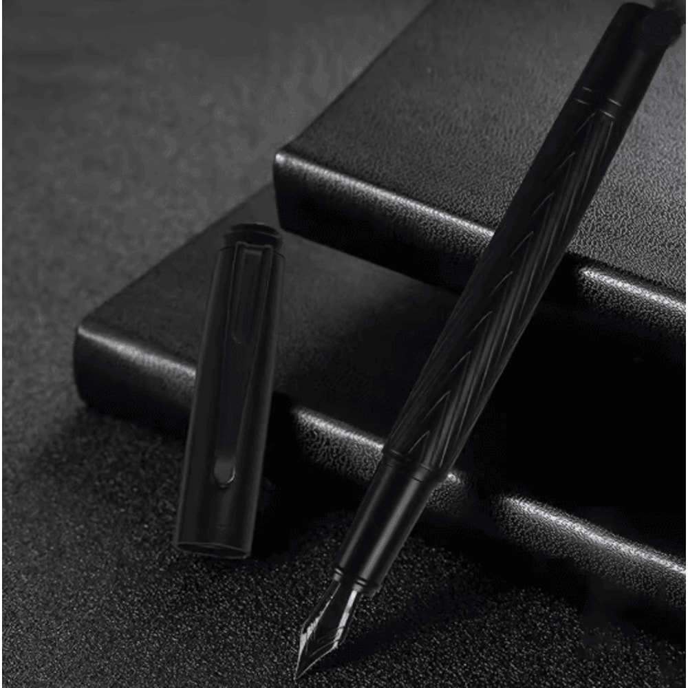 Titanium Nib Metal Fountain Pen Smooth Refillable Writing Pen 3