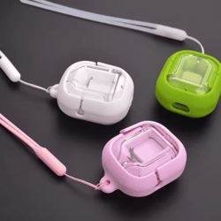 silicone earbuds case with lanyard protective cover for hqai h4
