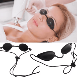 silicone laser protective eye mask light blocking tanning goggles