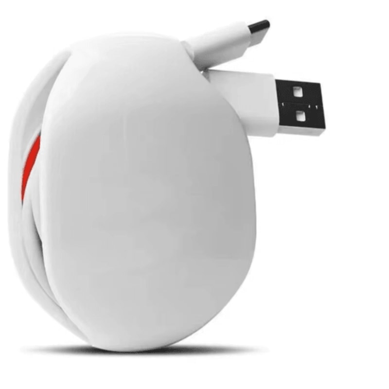 Automatic Retractable Earphone Cable Organizer Desktop Cord Winder 4