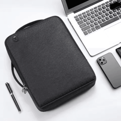 shockproof laptop shoulder bag sleeve carrying case 13.3 to 15.4 inch