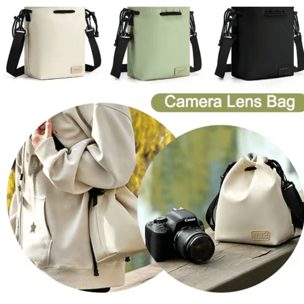 Waterproof Camera Lens Bag Lightweight DSLR Protective Pouch 0