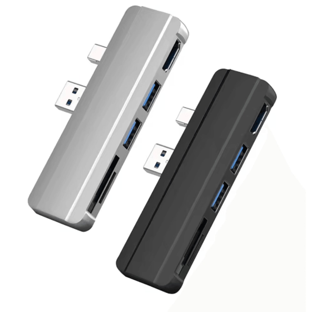 5 In 1 USB Hub Docking Station For Microsoft Surface Pro 2