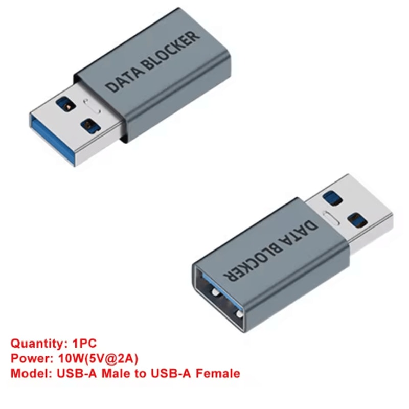 USB C Data Blocker Charging Only Privacy Protection Adapter 9