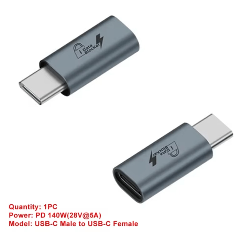 USB C Data Blocker Charging Only Privacy Protection Adapter 5