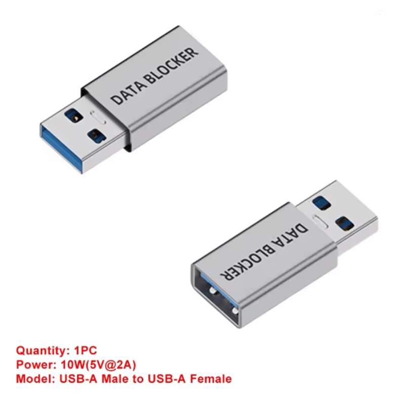 USB C Data Blocker Charging Only Privacy Protection Adapter 8