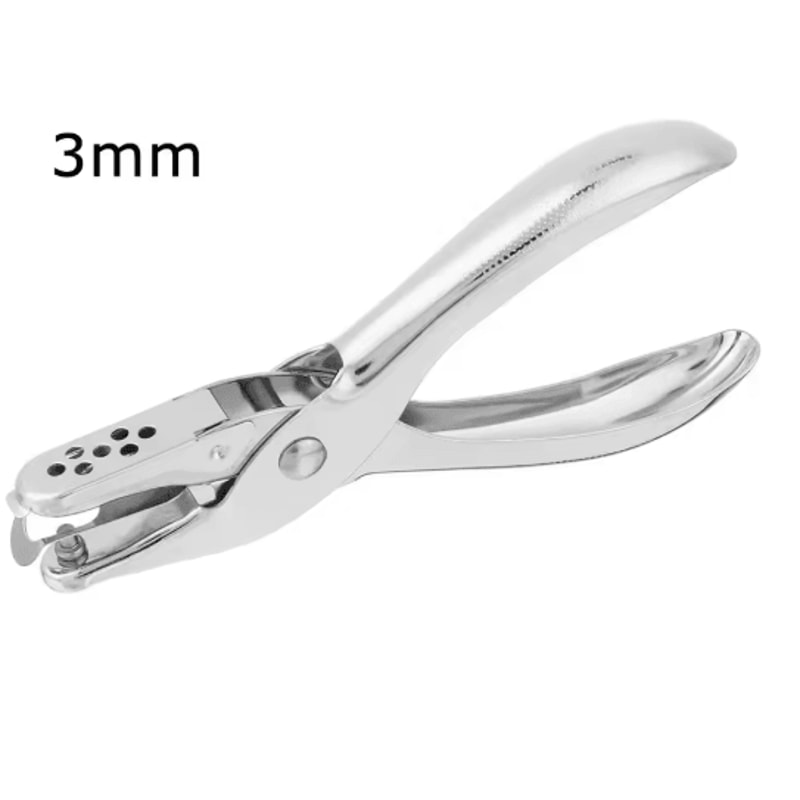 Handheld Metal Hole Punch Tool For Scrapbooking And Jewelry Cards 3