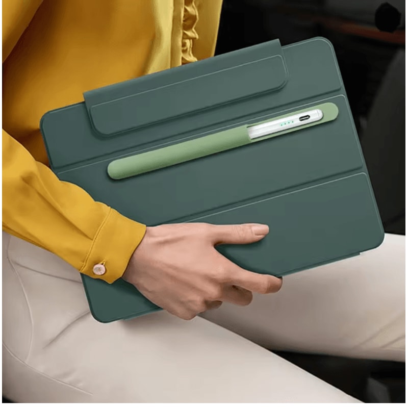 Self Adhesive Silicone Pencil Holder For Tablet Stylus Secure Pen Clip 1