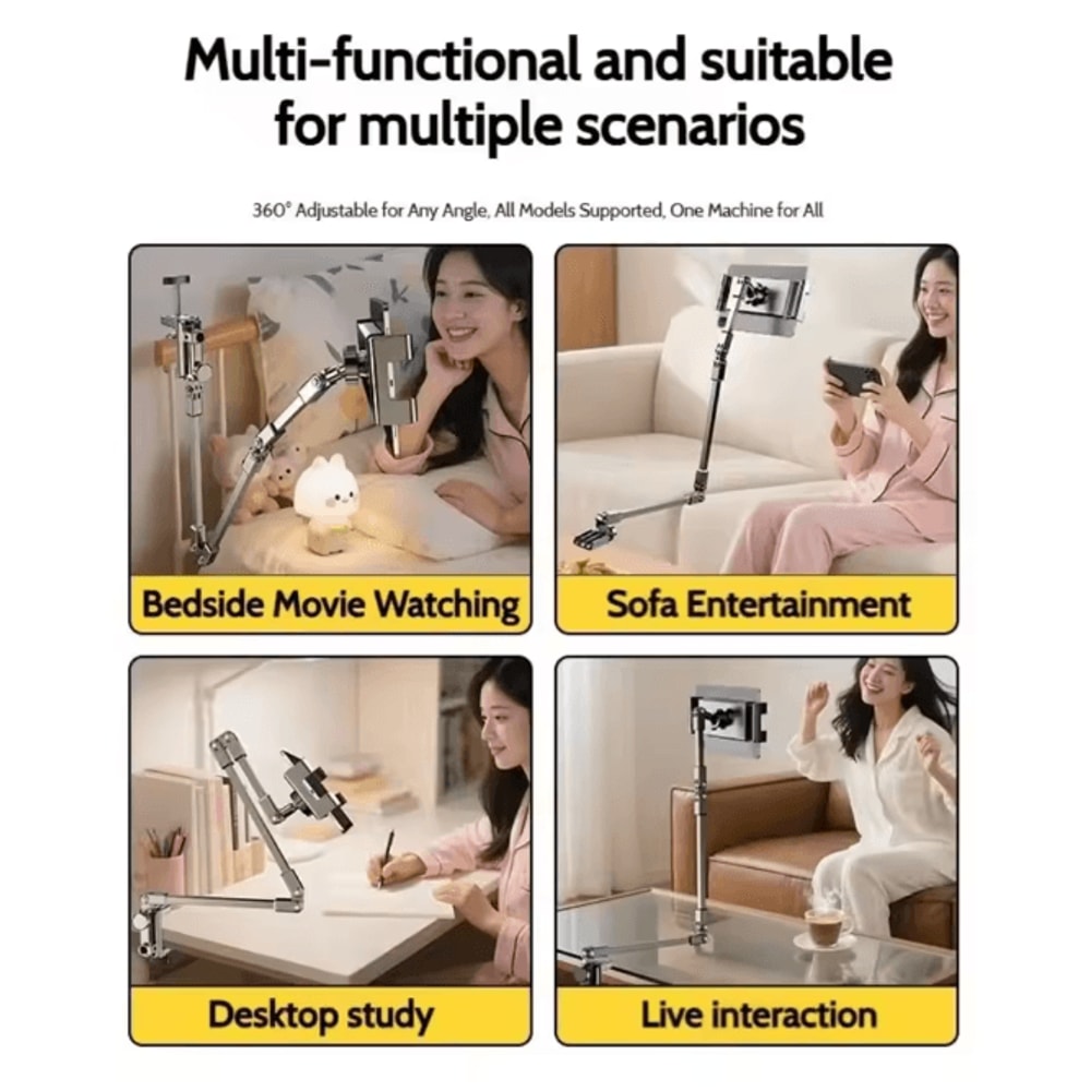 Adjustable Tablet Stand 360 Rotation Foldable Phone And Tablet Holder 3