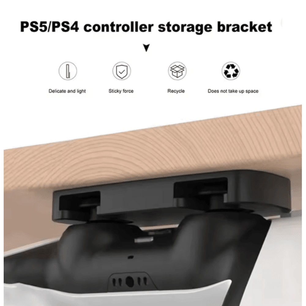 Wall Mount Game Controller Holder For PS5 PS4 Replaceable Hanger Hook 3