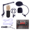 Professional Condenser Microphone Kit With Boom Arm Stand For Studio Recording And Streaming 0