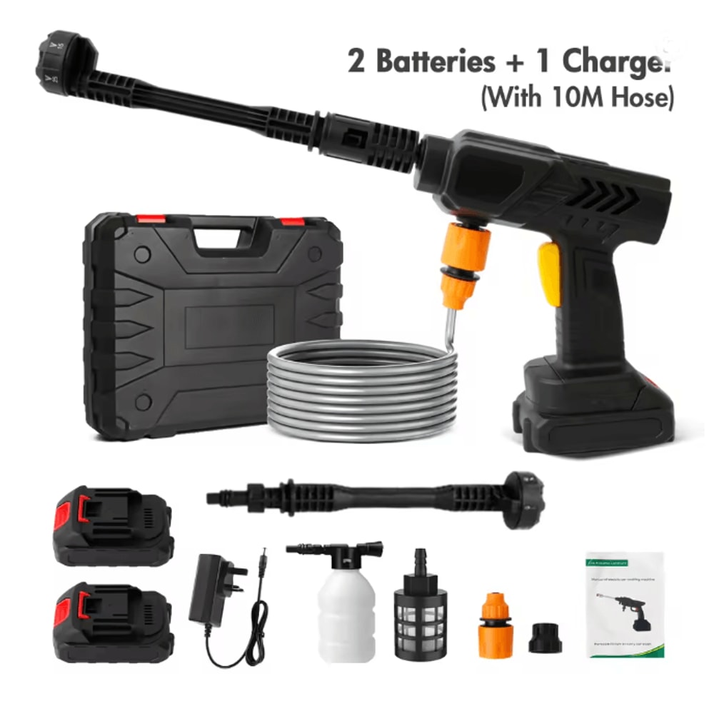 Cordless Pressure Washer Gun Portable High Power Electric Cleaner With Battery 4