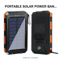 20000mAh Solar Power Bank Waterproof Portable Charger For Outdoor Use 0