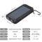 20000mAh Solar Power Bank Waterproof Portable Charger For Outdoor Use 6