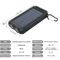 20000mAh Solar Power Bank Waterproof Portable Charger For Outdoor Use 6