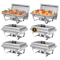 Electric Chafing Dish Buffet Set 8QT Stainless Steel Food Warmer For Catering 0
